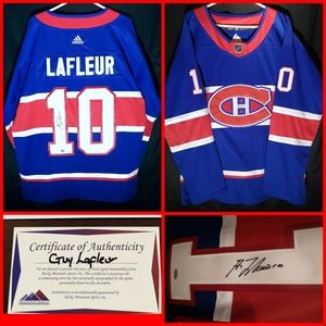 Guy Lafleur autographed jersey